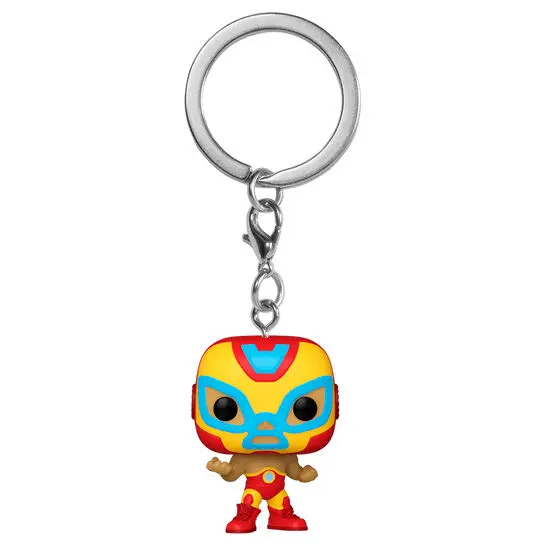 Pocket POP keychain Marvel Luchadores Iron Man El Heroe Invicto product photo