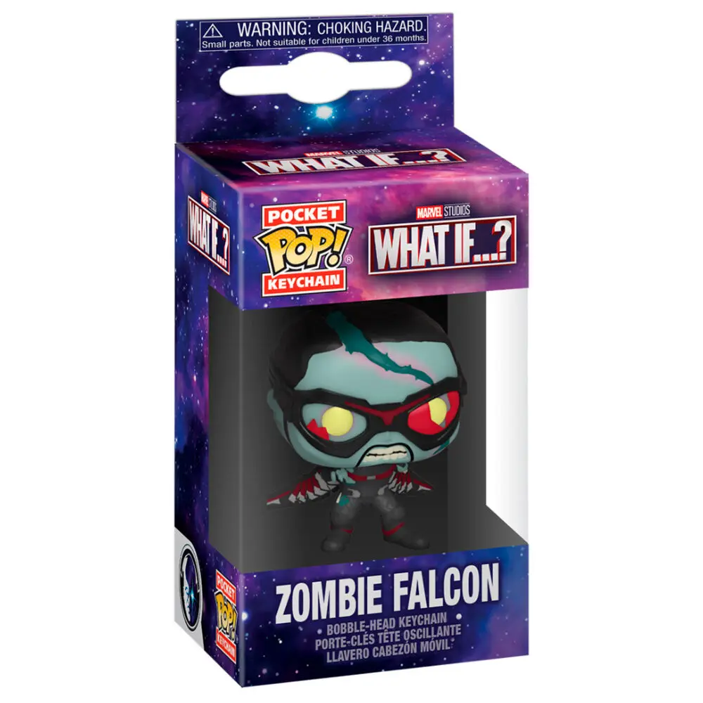 Marvel What If...? Pocket POP! Vinyl Keychains 4 cm Zombie Falcon Display (12) product photo