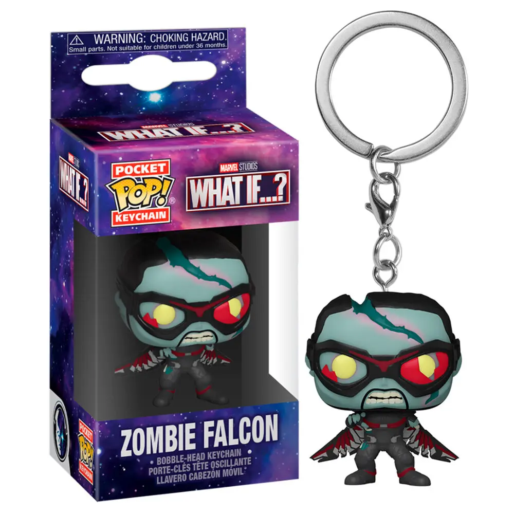 Marvel What If...? Pocket POP! Vinyl Keychains 4 cm Zombie Falcon Display (12) product photo