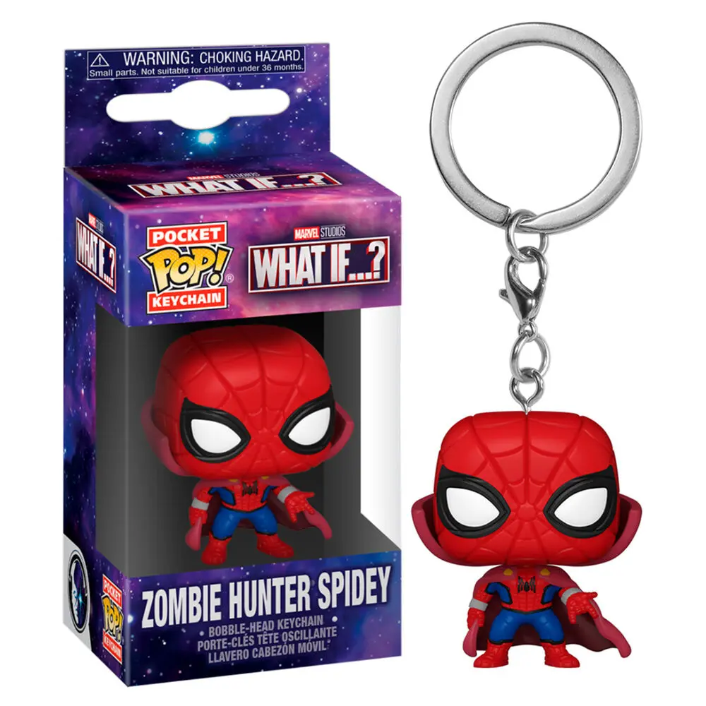Marvel What If...? Pocket POP! Vinyl Keychains 4 cm Zombie Hunter Spidey Display (12) product photo