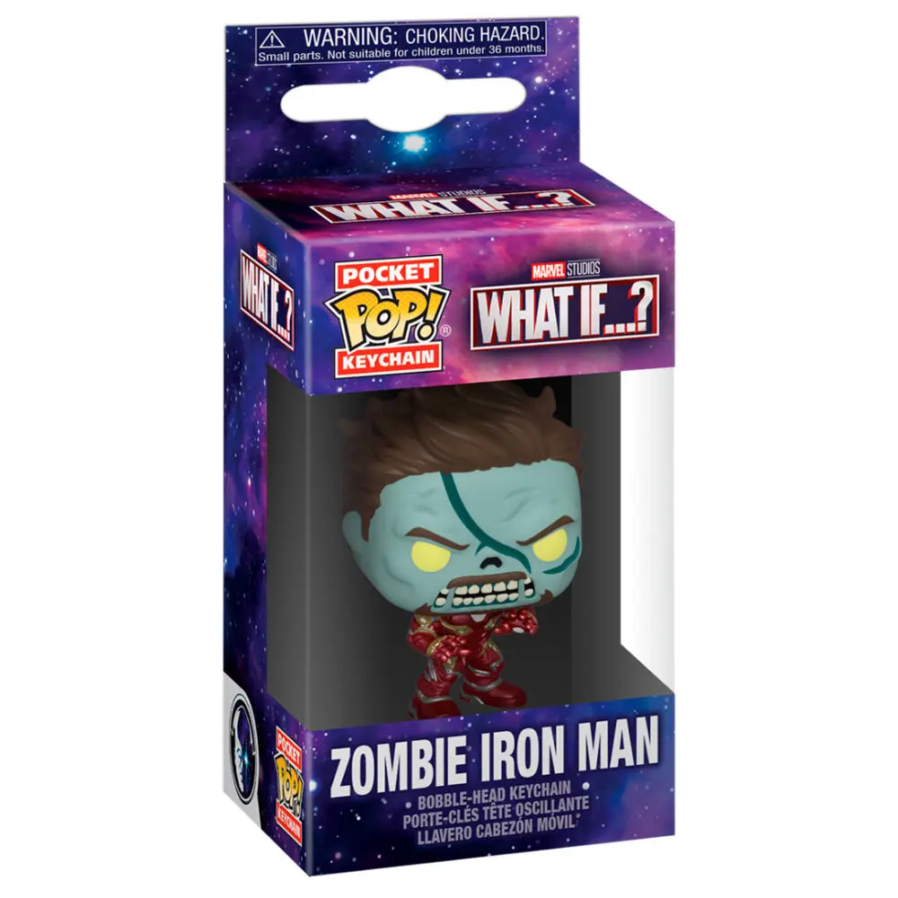 Marvel What If...? Pocket POP! Vinyl Keychains 4 cm Zombie Iron Man Display (12) product photo