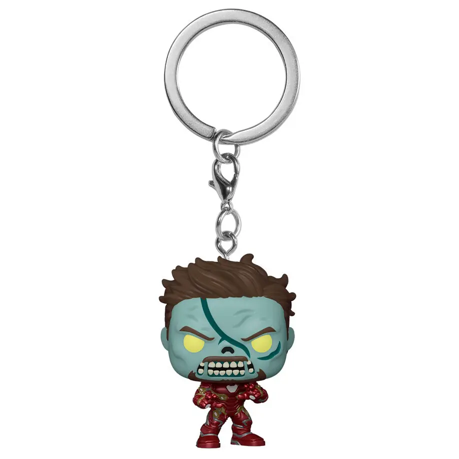 Marvel What If...? Pocket POP! Vinyl Keychains 4 cm Zombie Iron Man Display (12) product photo