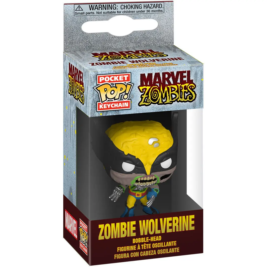 Marvel Pocket POP! Vinyl Keychain Zombie Wolverine 4 cm product photo
