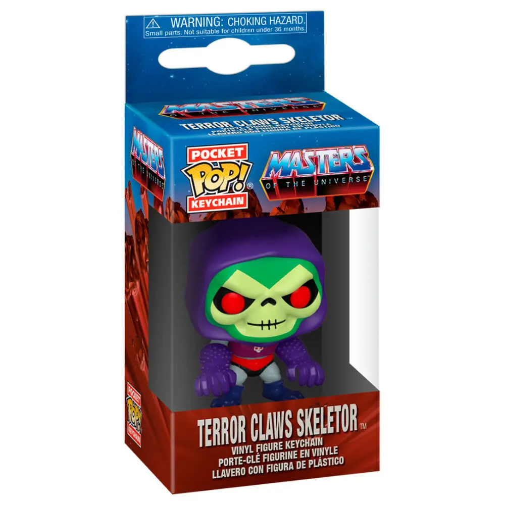 Pocket POP keychain Masters of the Universe Skeletor with Terror Claws product photo
