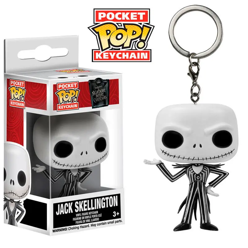 Nightmare Before Christmas Pocket POP! Vinyl Keychain Jack Skellington 4 cm product photo