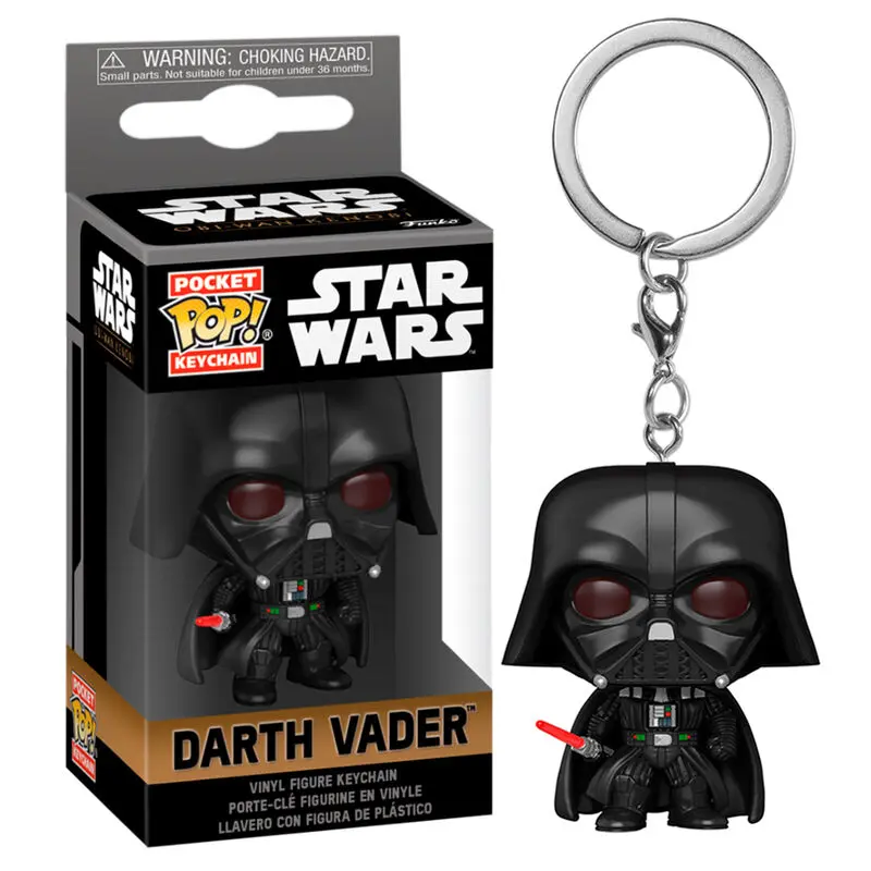 Pocket POP Keychain Star Wars Obi-Wan Darth Vader product photo