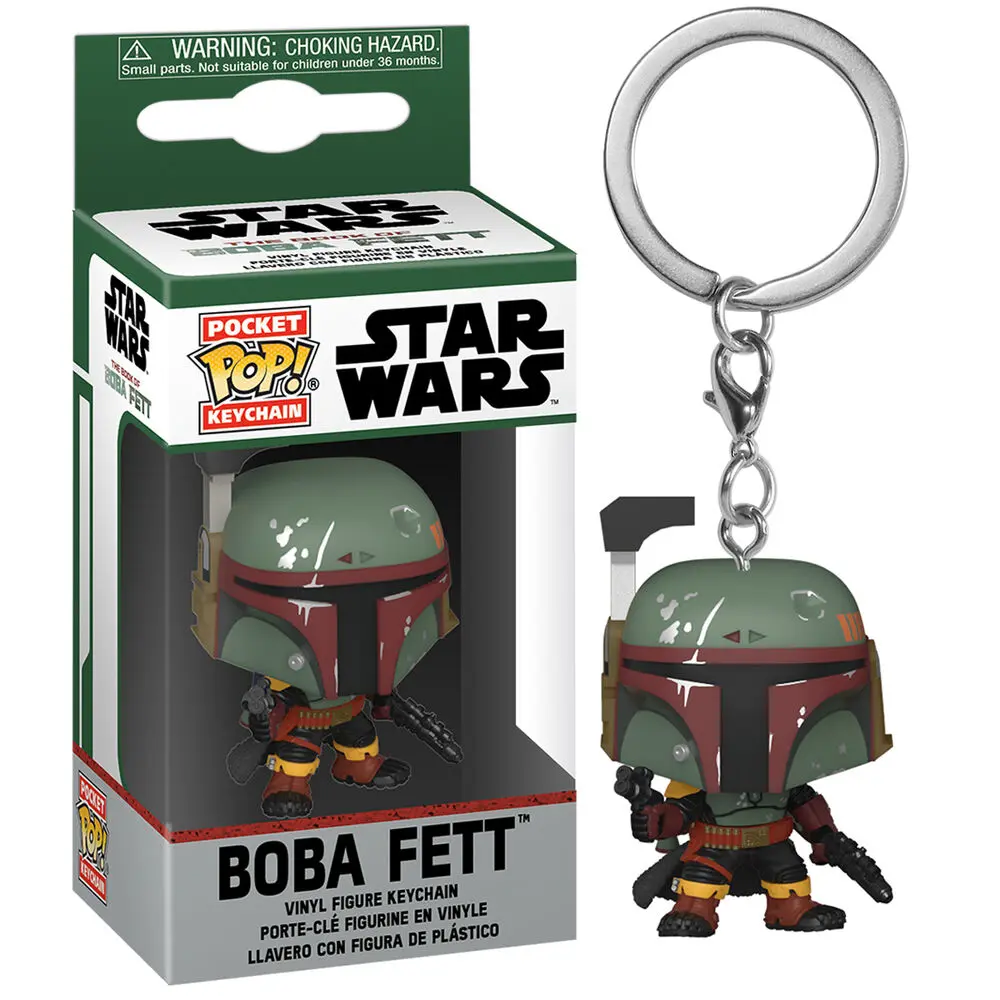 Star Wars The Book of Boba Fett Pocket POP! Vinyl Keychains 4 cm Boba Fett Display (12) termékfotó