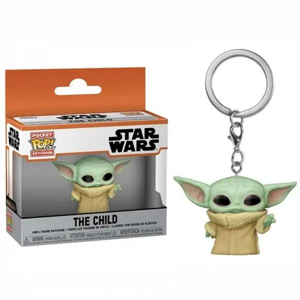Pocket POP keychain Star Wars The Mandalorian Yoda The Child product photo