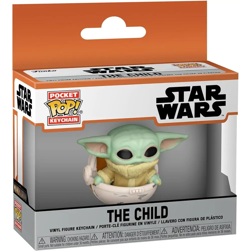 Pocket POP keychain Star Wars The Mandalorian Yoda The Child termékfotó