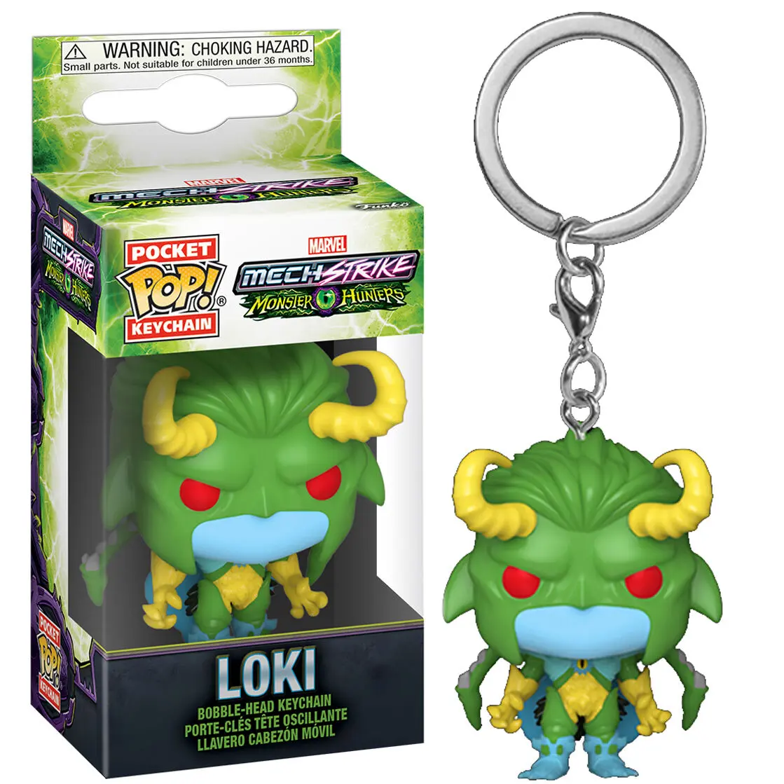 Pocket POP Keychain Marvel Monster Hunters Loki termékfotó