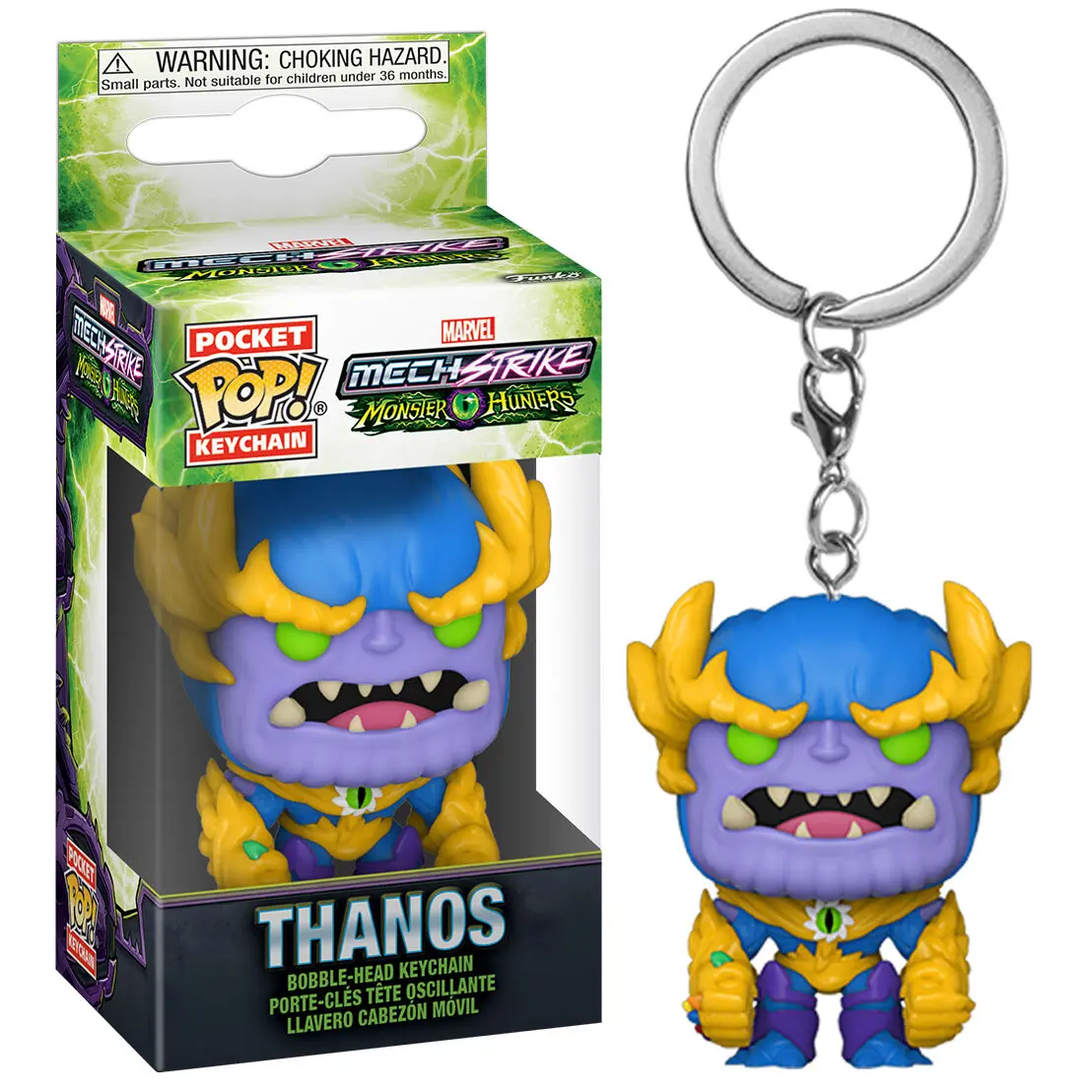 Pocket POP Keychain Marvel Monster Hunters Thanos product photo