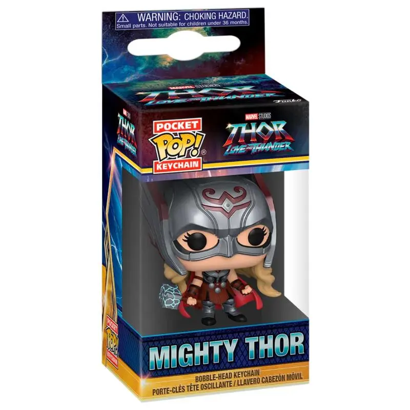 Pocket POP Keychain Marvel Thor Love and Thunder Mighty Thor product photo