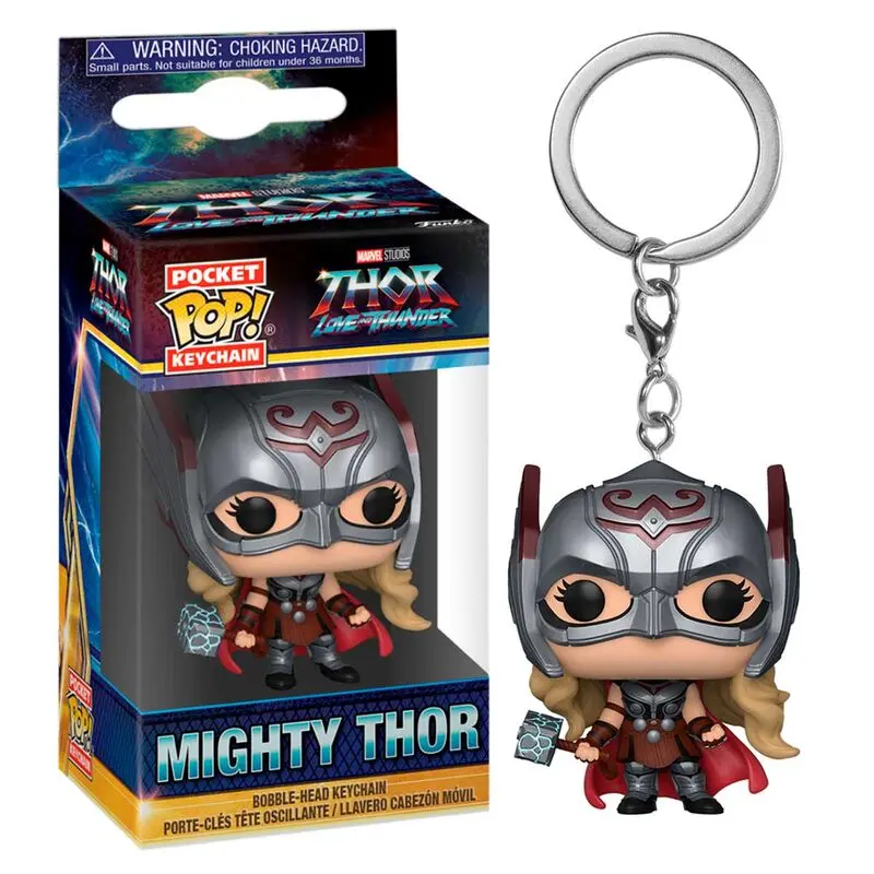 Pocket POP Keychain Marvel Thor Love and Thunder Mighty Thor product photo