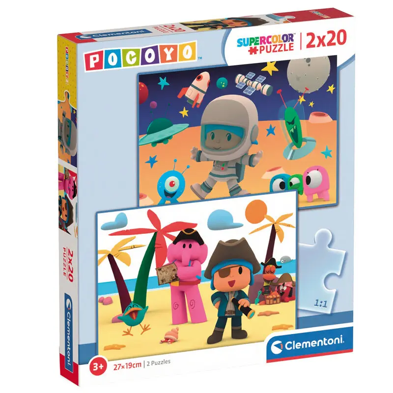 Pocoyo puzzle 2x20pcs product photo