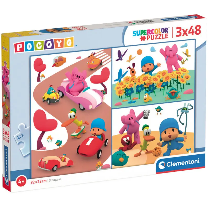 Pocoyo puzzle 3x48pcs product photo