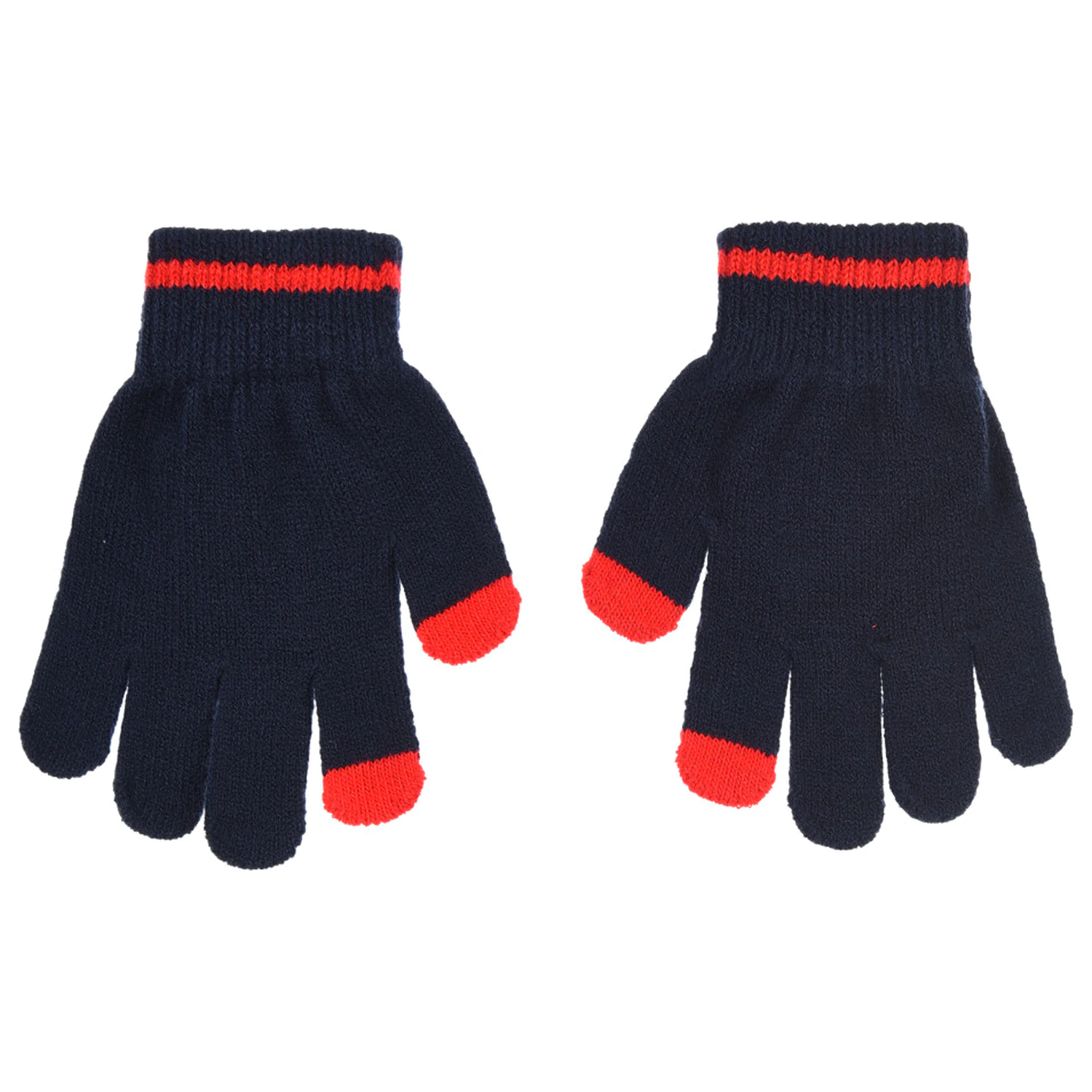 Spider-Man Blue Touchscreen Kids Gloves product photo