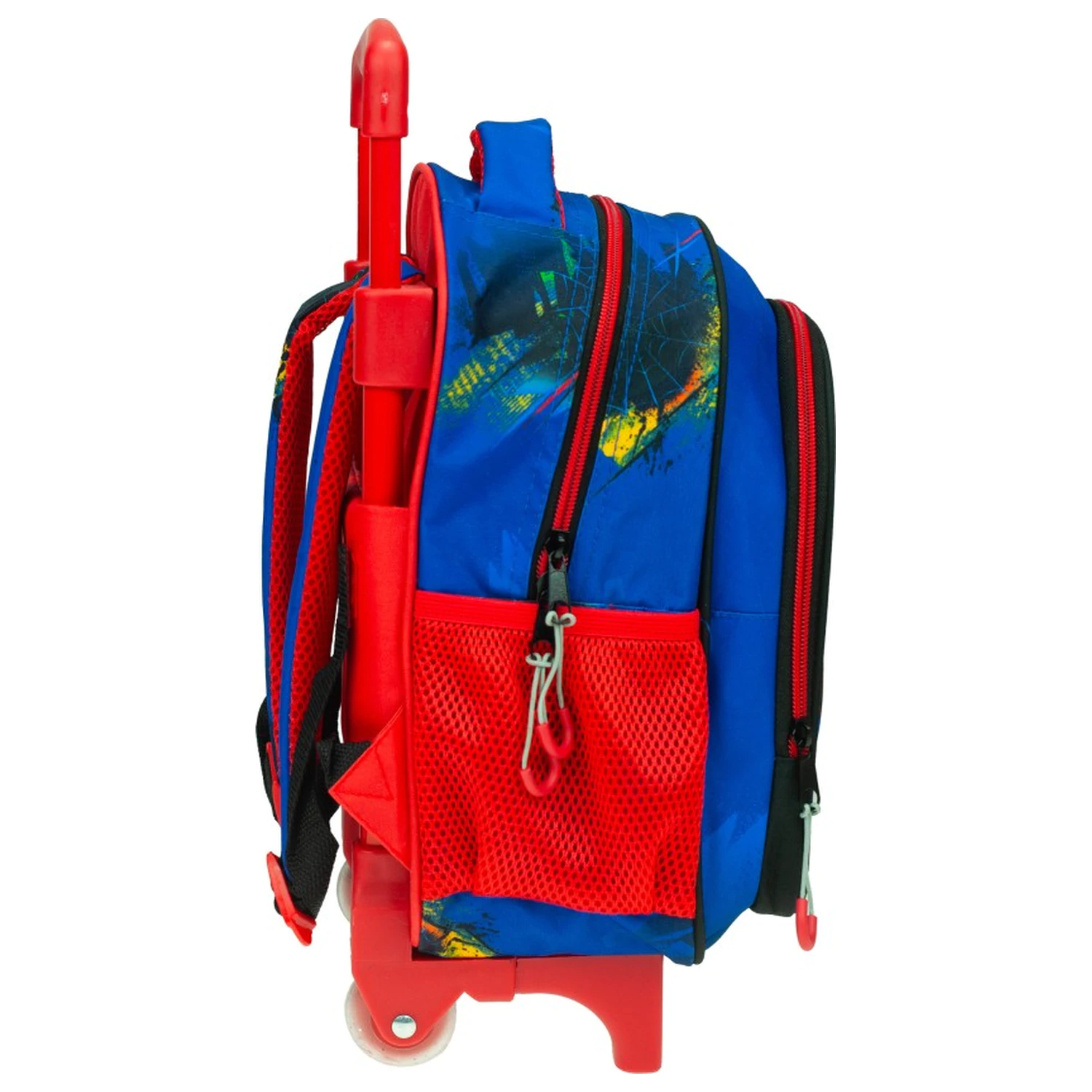 Spider-Man Blue Wheeled Preschool Backpack Bag 30 cm product photo