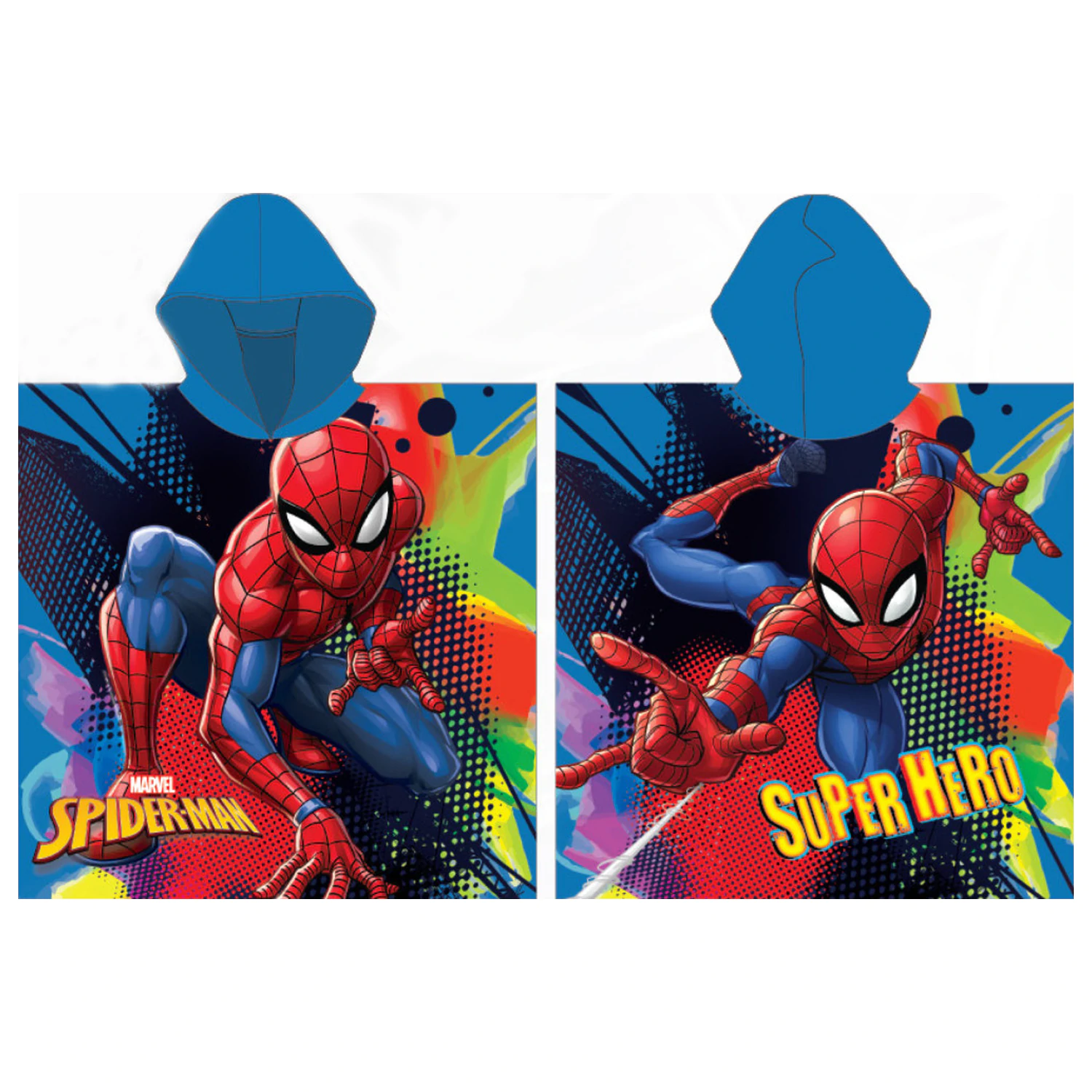 Spider-Man Blue Beach Towel Poncho product photo
