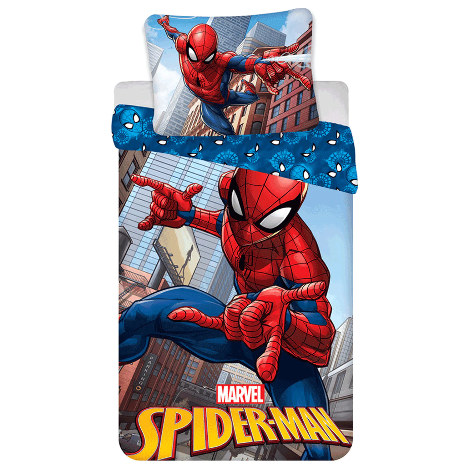 Spider-Man City Glider Duvet Cover product photo