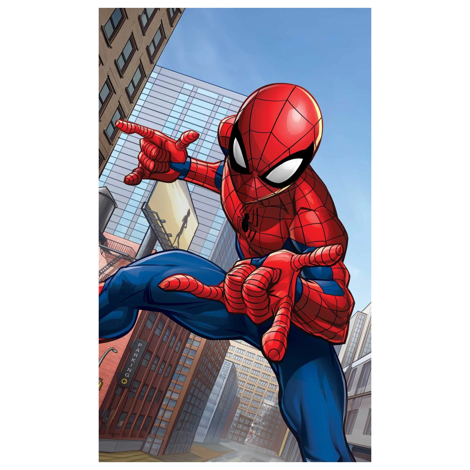 Spider-Man City Glider Hand Towel, Face Towel, Towel product photo