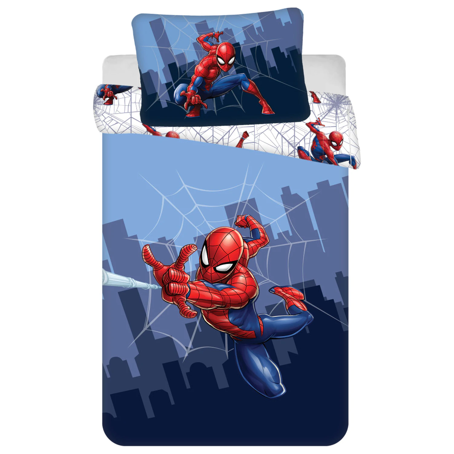 Spider-Man City Swinger Toddler and Preschool Duvet Cover product photo