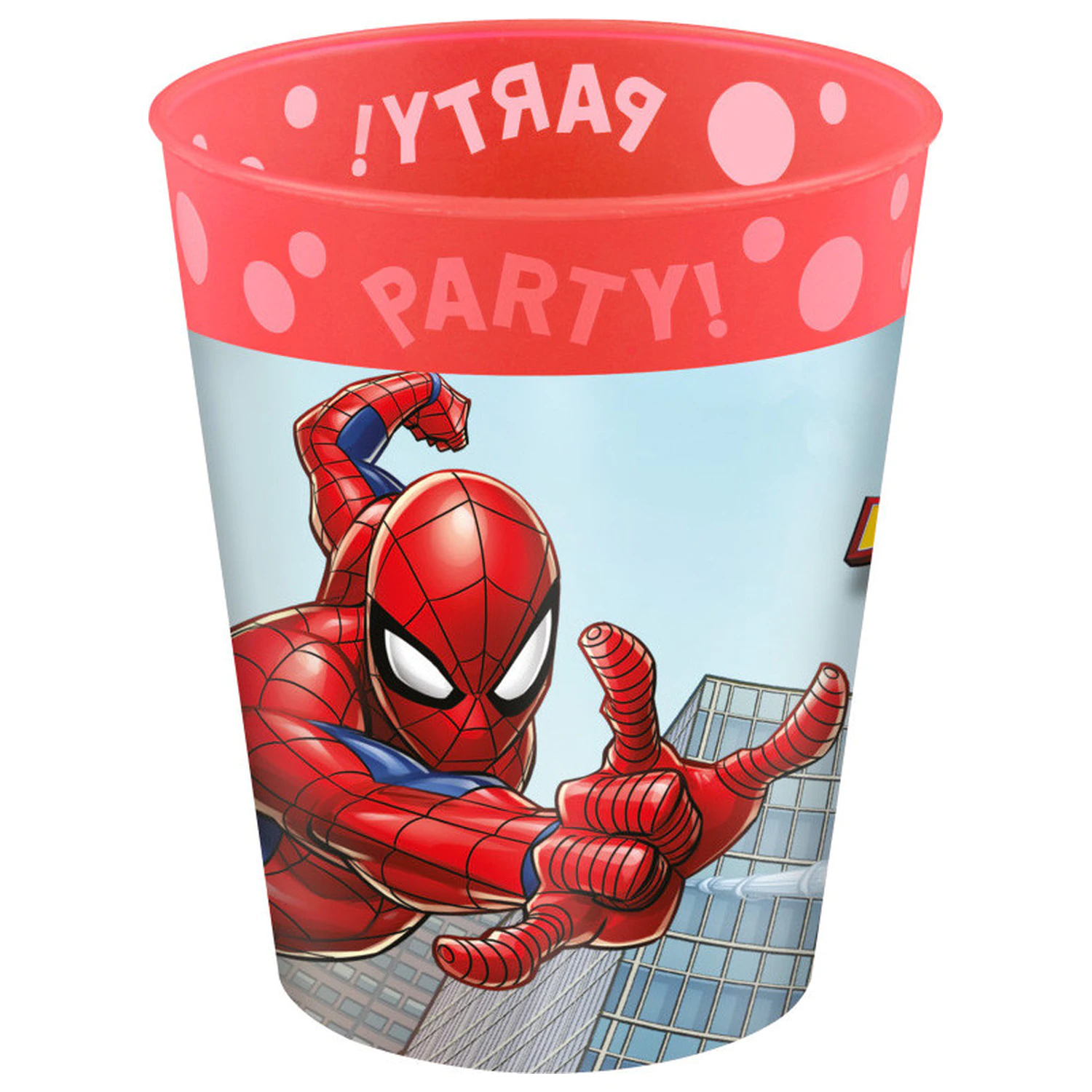 Spider-Man Crime Fighter micro premium plastic cup set of 4, 250 ml product photo
