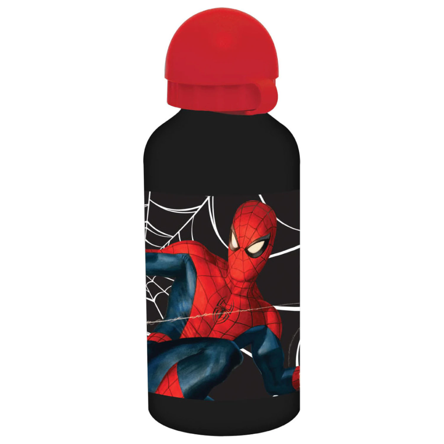 Spider-Man Dark aluminum drinking bottle with sip cap 500 ml product photo