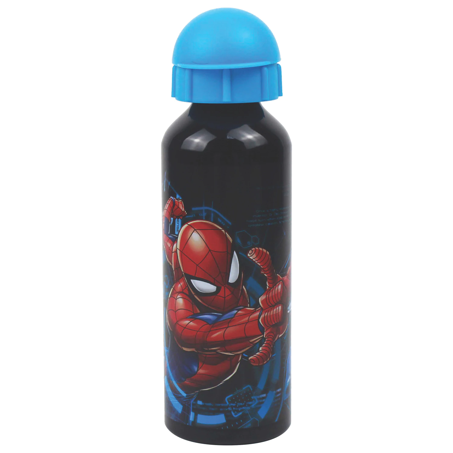 Spider-Man Dark aluminum water bottle with drinking cap 520 ml product photo