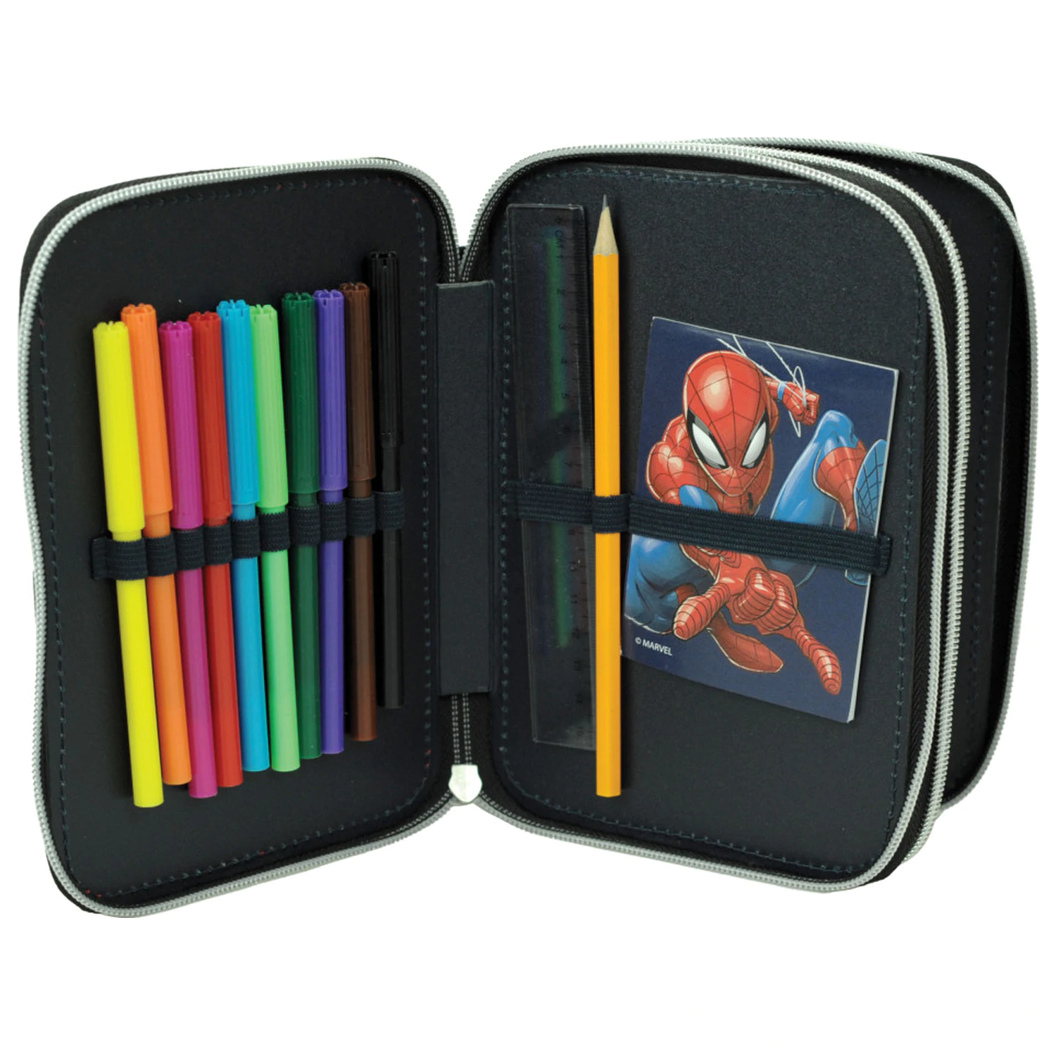 Spider-Man Frame fully equipped 2-storey pencil case product photo
