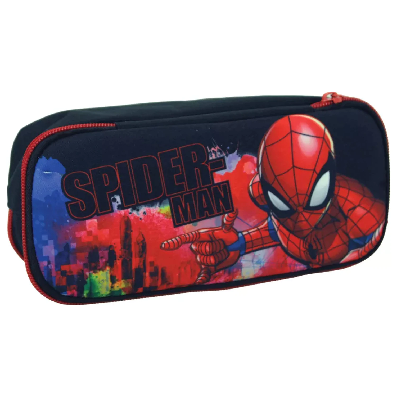 Spider-Man Global 2 Compartment Pencil Case 26 cm product photo