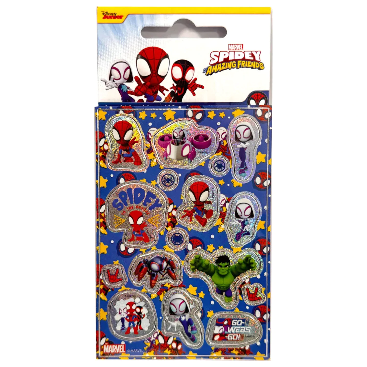 Spider-Man Go Webs Hologram Sticker Set product photo