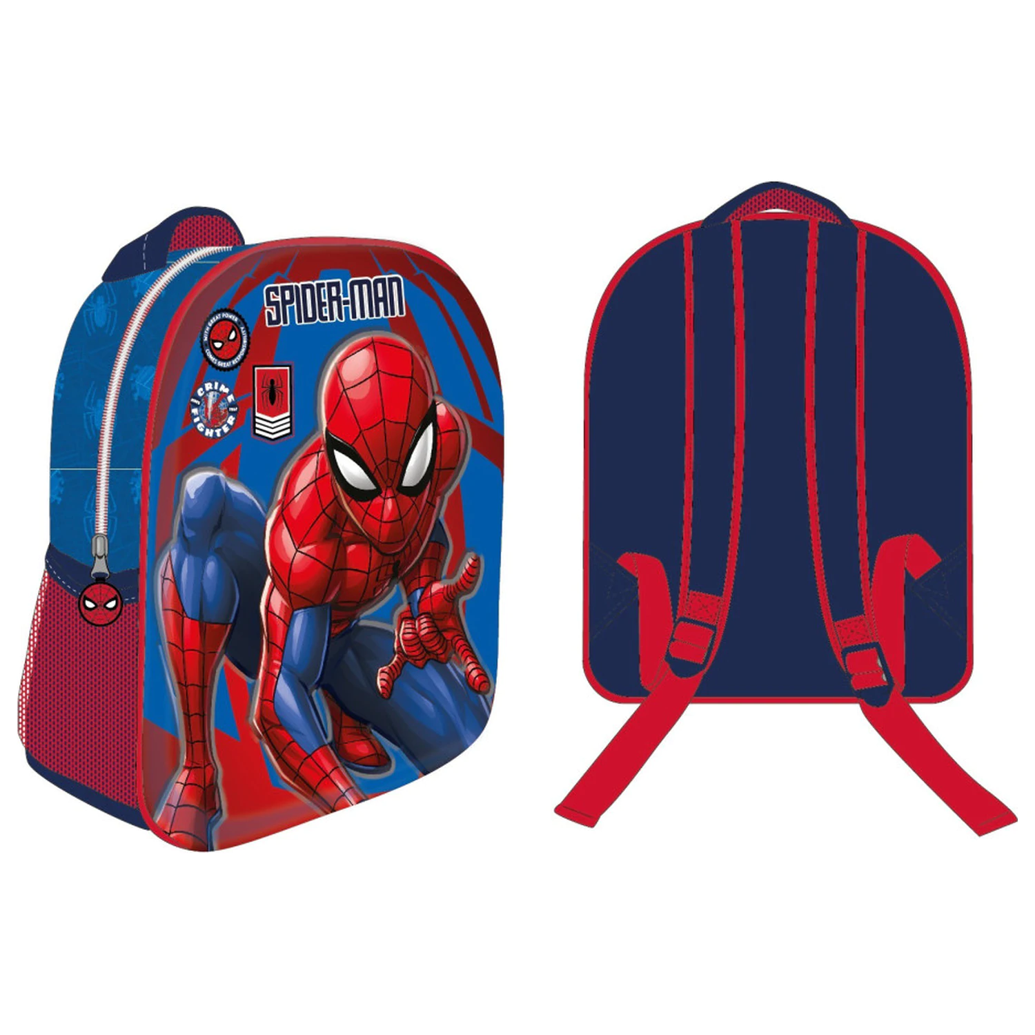 Spider-Man Hero of the Heights Deluxe 3D Backpack, Bag 30 cm product photo