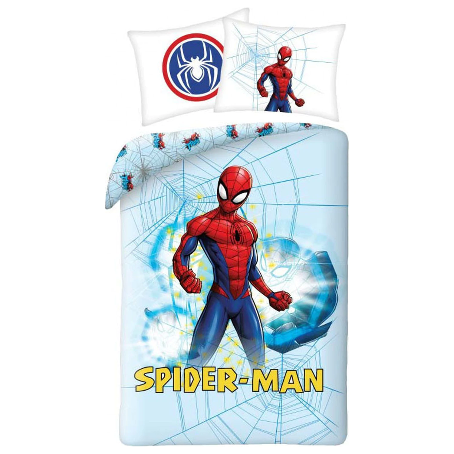 Spider-Man Light Blue Duvet Cover product photo