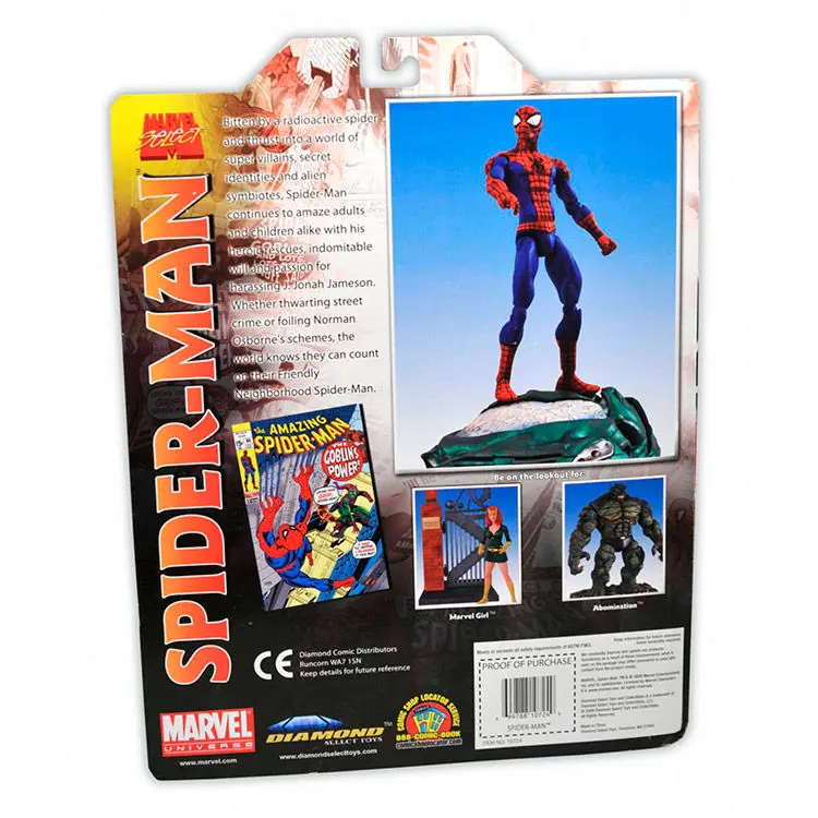 Marvel Select Action Figure Classic Spider-Man 18 cm termékfotó