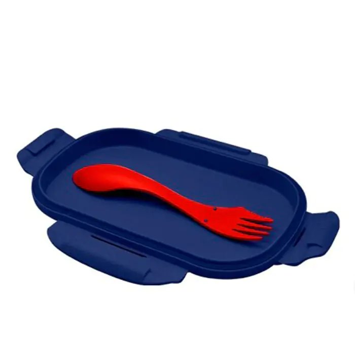 Spiderman Marvel lunch box + cutlery product photo