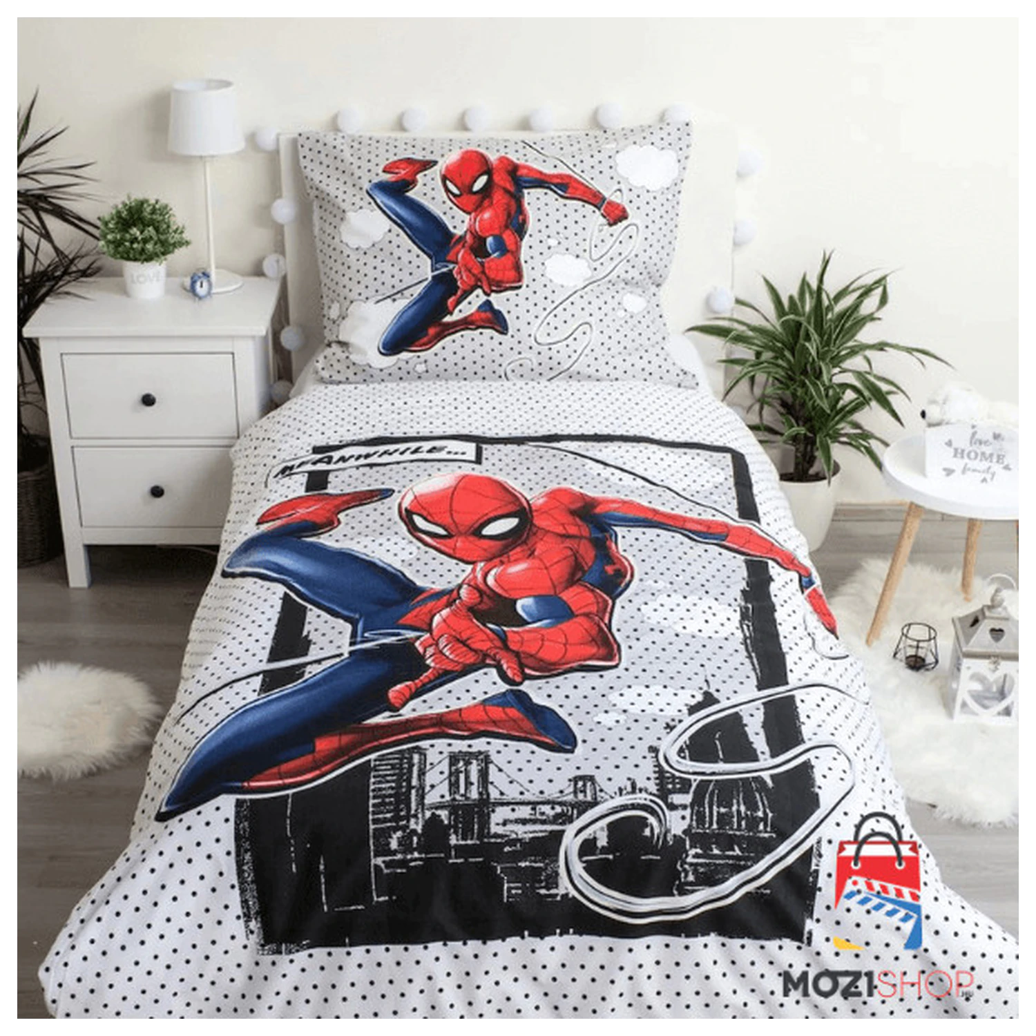 Spider-Man Meanwhile Glow in the Dark Duvet Cover product photo