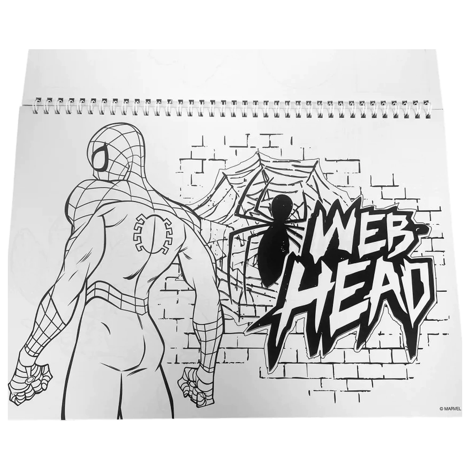 Spider-Man Miles Morales A4 Spiral Sketchbook 40 Sheets with Stickers product photo