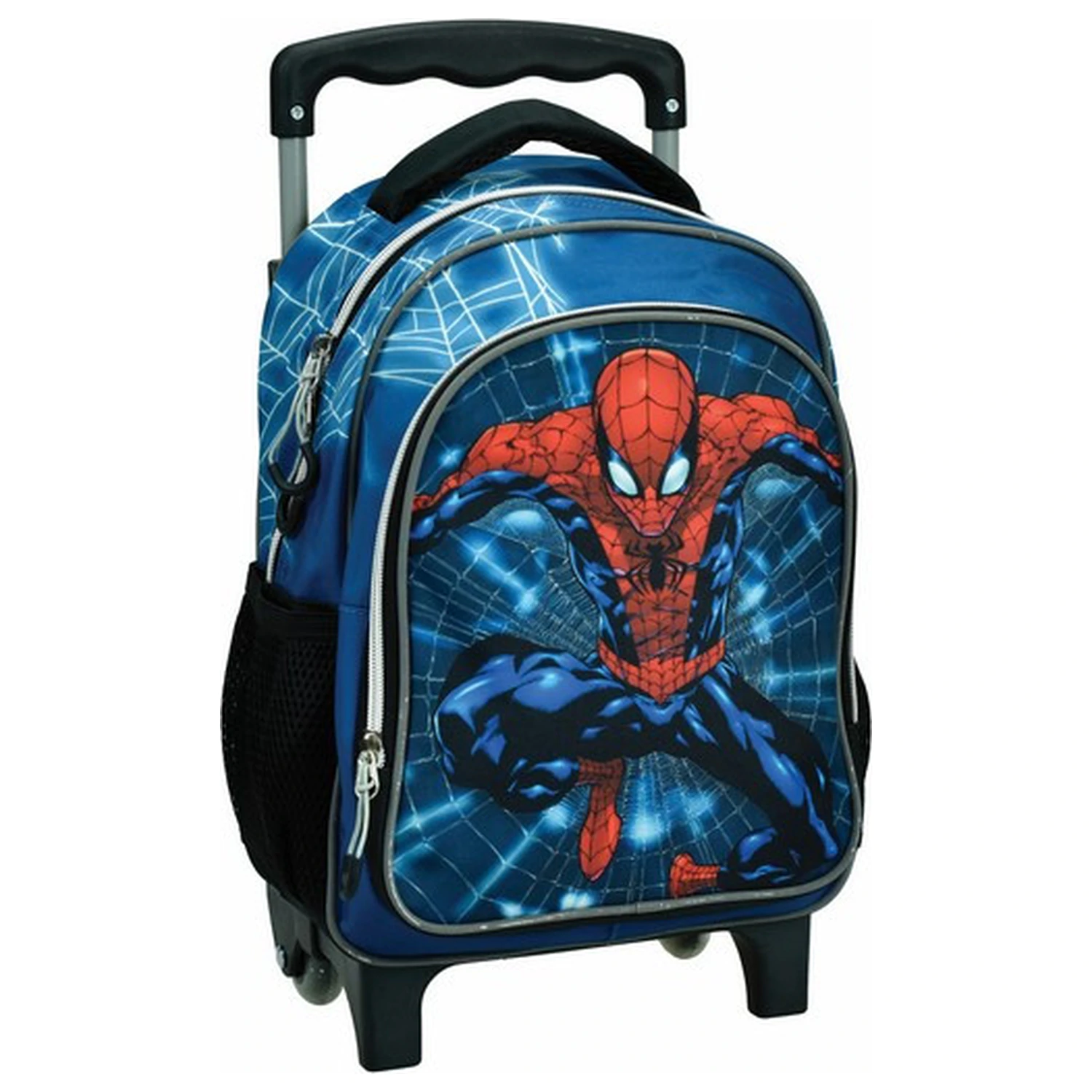 Spider-Man Neon Web Rolling Kindergarten Backpack, Bag 30 cm product photo