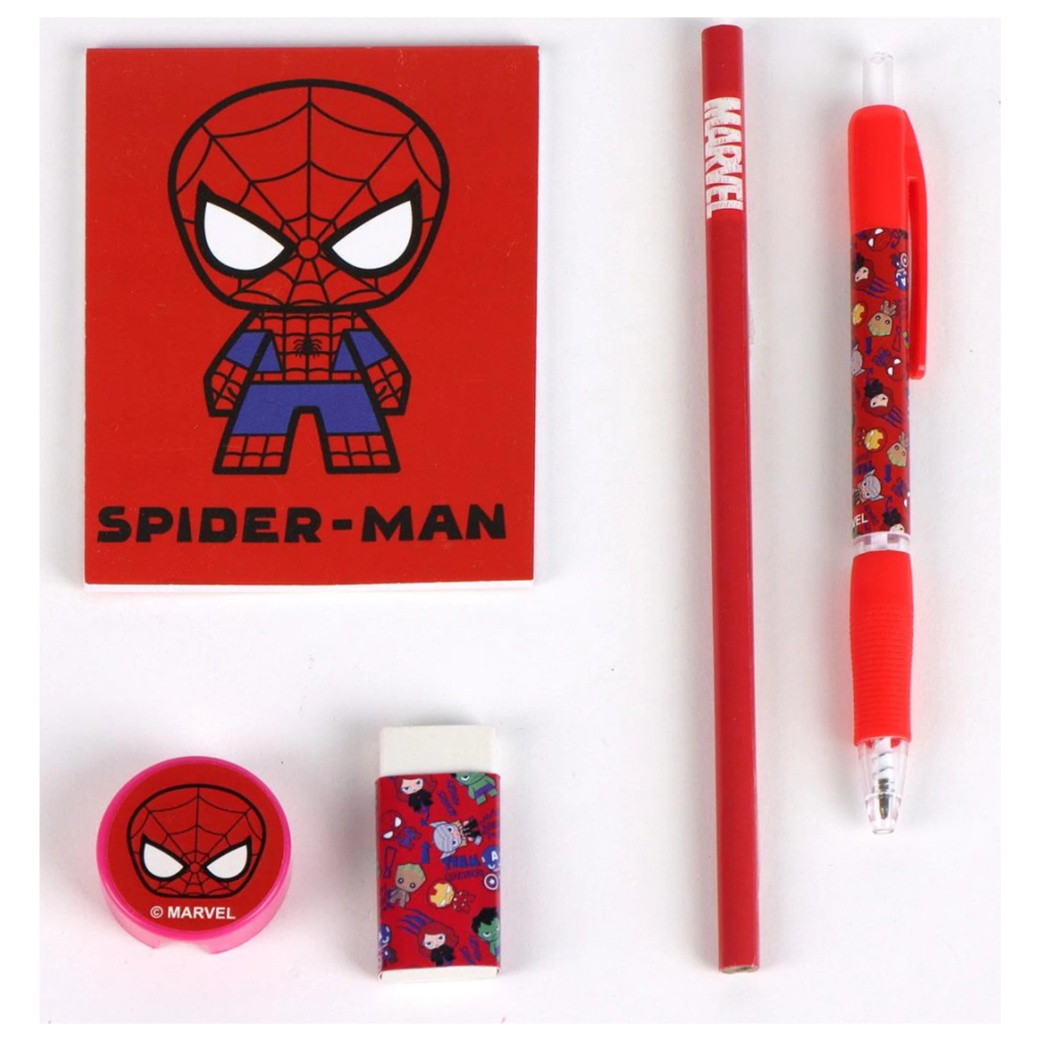 Spider-Man Red Plush Stuffed Pencil Case product photo