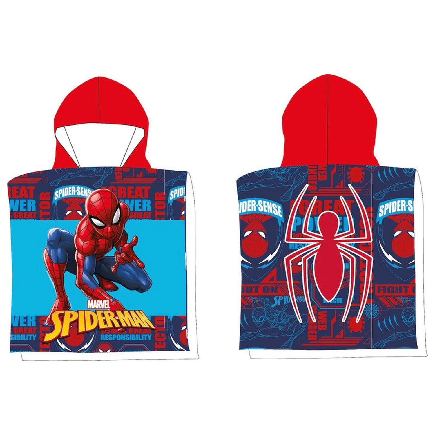 Spider-Man Spider-Sense Beach Towel Poncho 50x100 cm product photo