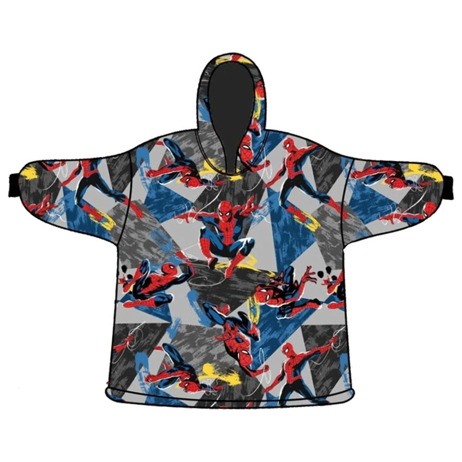 Spider-Man Spider-Verse Adult Wearable Plush Fleece Blanket Poncho product photo