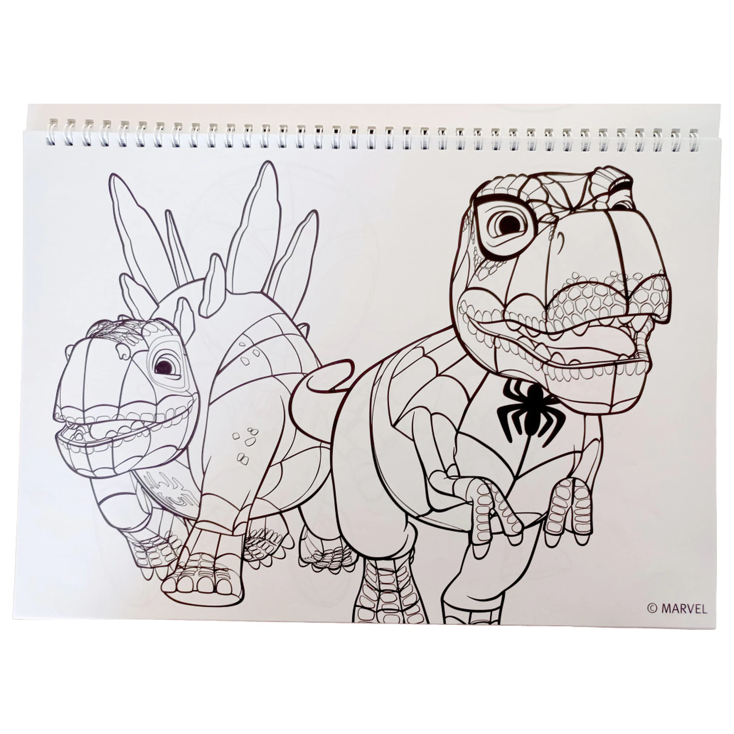 Spider-Man Spidey Dino-Webs A4 Spiral Sketchbook 40 Sheets with Stickers product photo