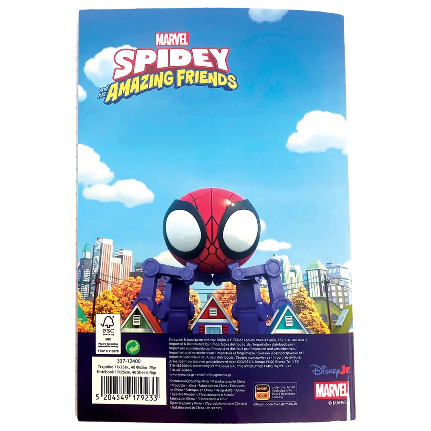 Spider-Man Spidey Friends B/5 Lined Notebook 40 Sheets product photo