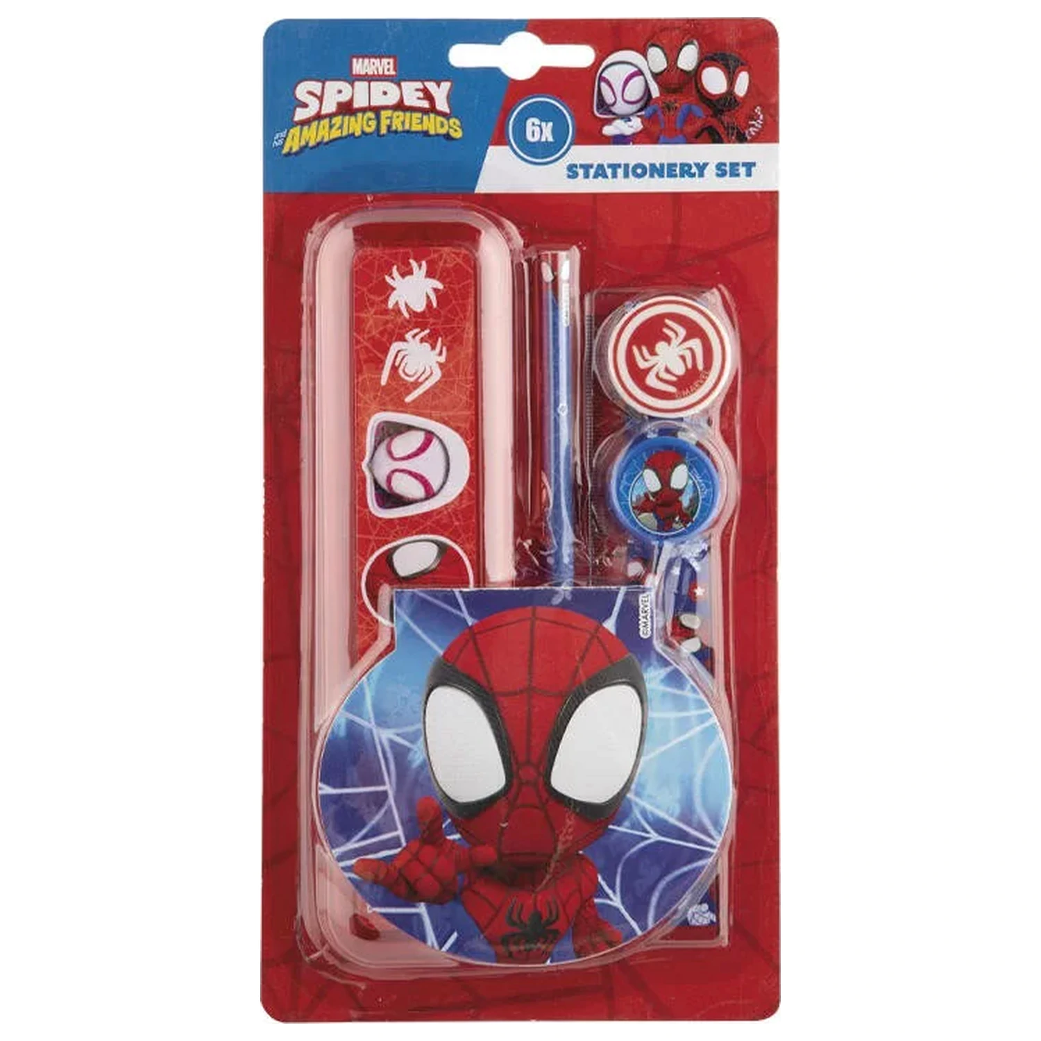 Spider-Man Spidey Friends Stationery Set 6-Piece product photo