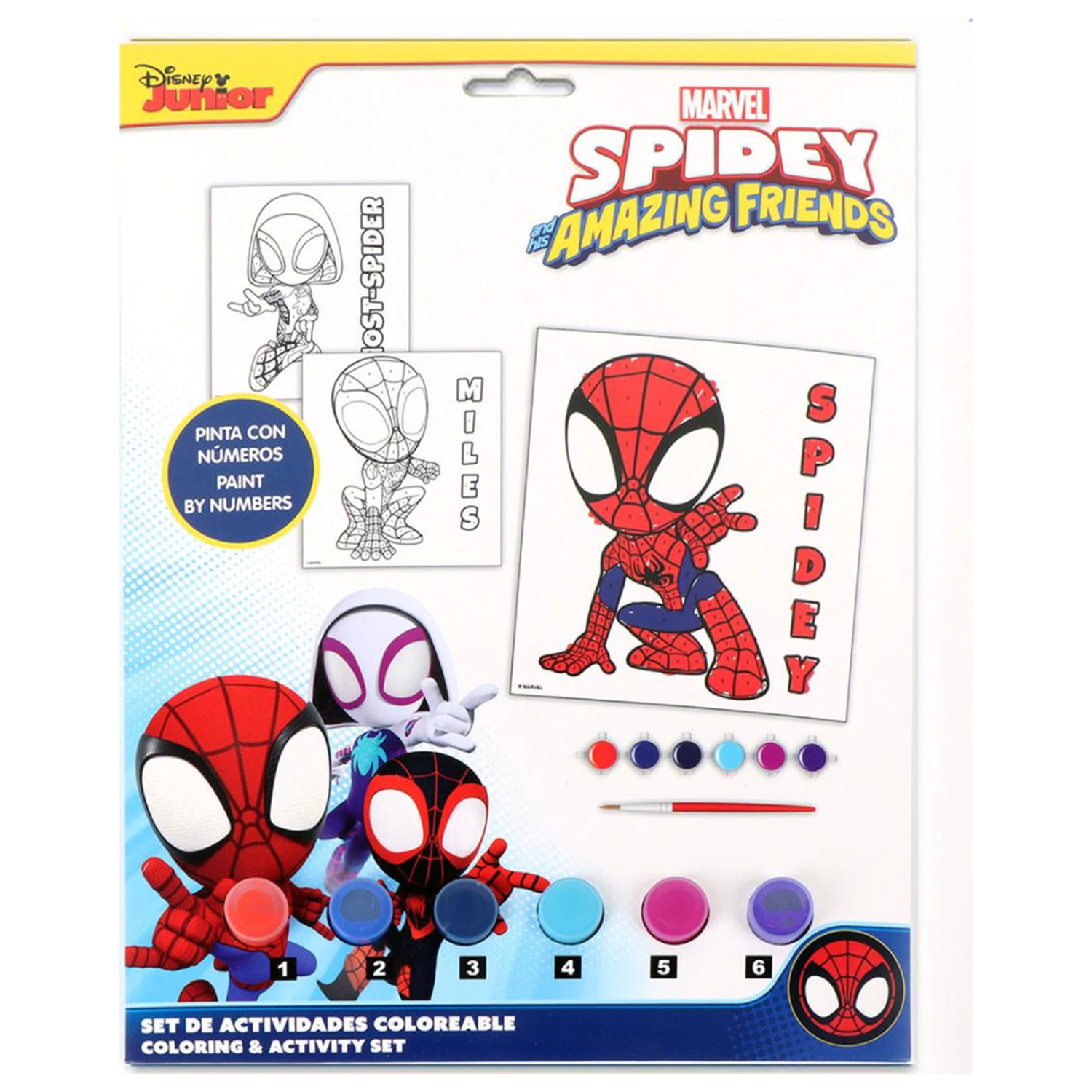 Spider-Man Spidey Friends Numerous Coloring Set product photo