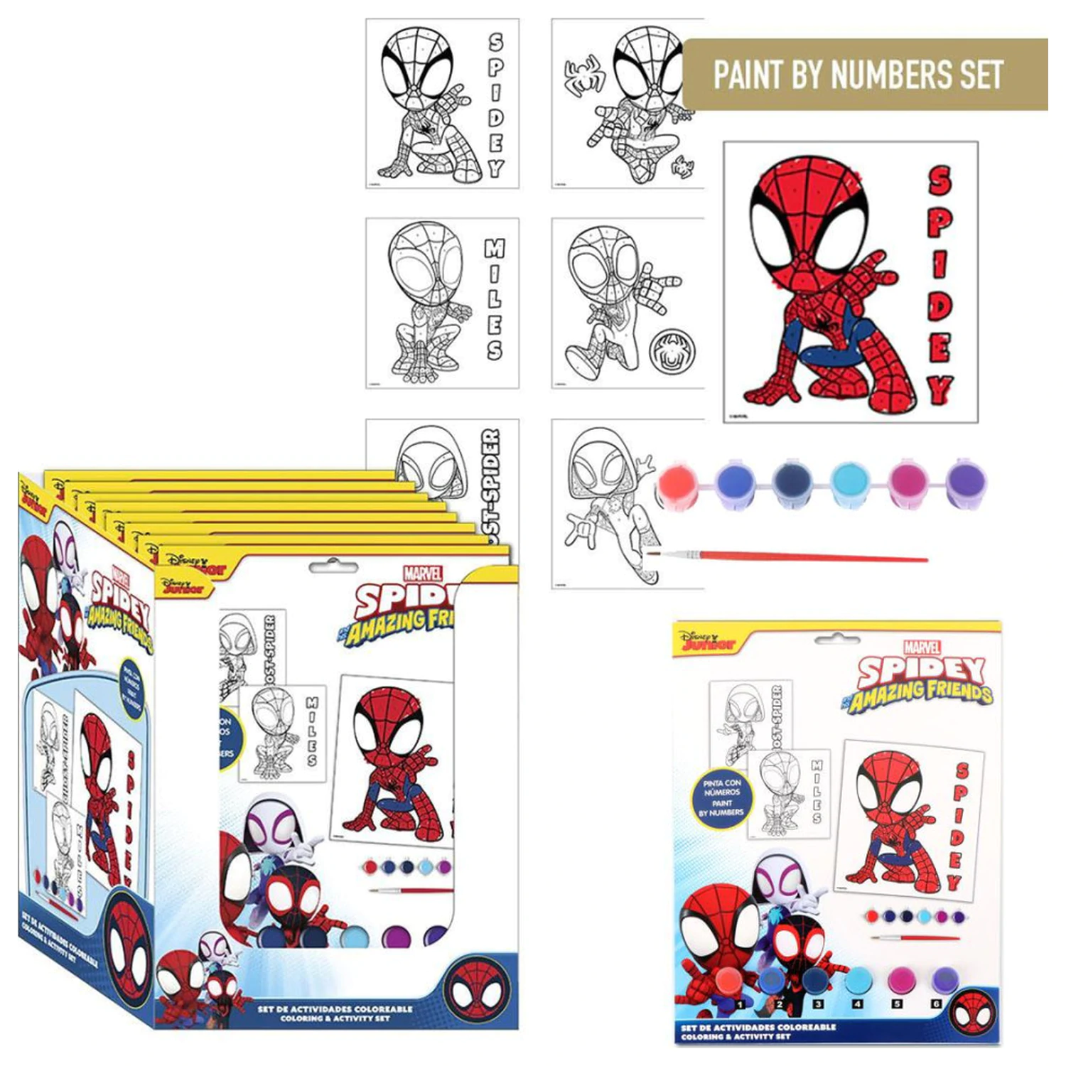Spider-Man Spidey Friends Numerous Coloring Set product photo