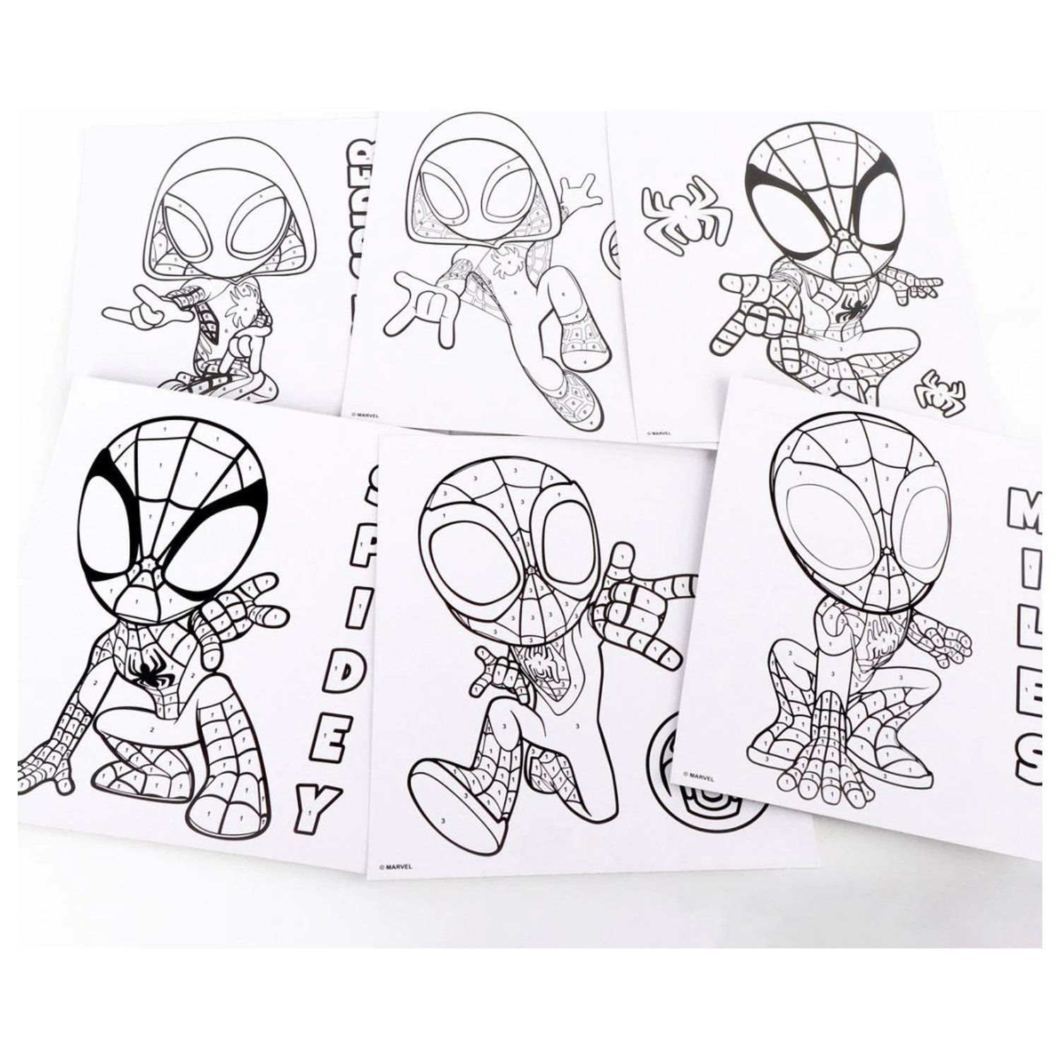 Spider-Man Spidey Friends Numerous Coloring Set product photo