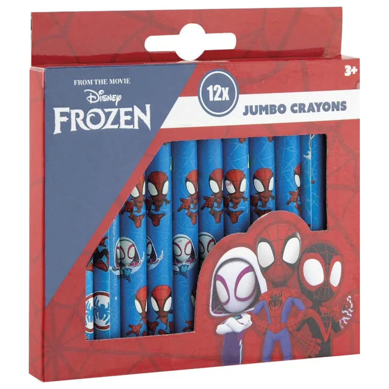 Spider-Man Spidey Friends Crayons 12 Count product photo