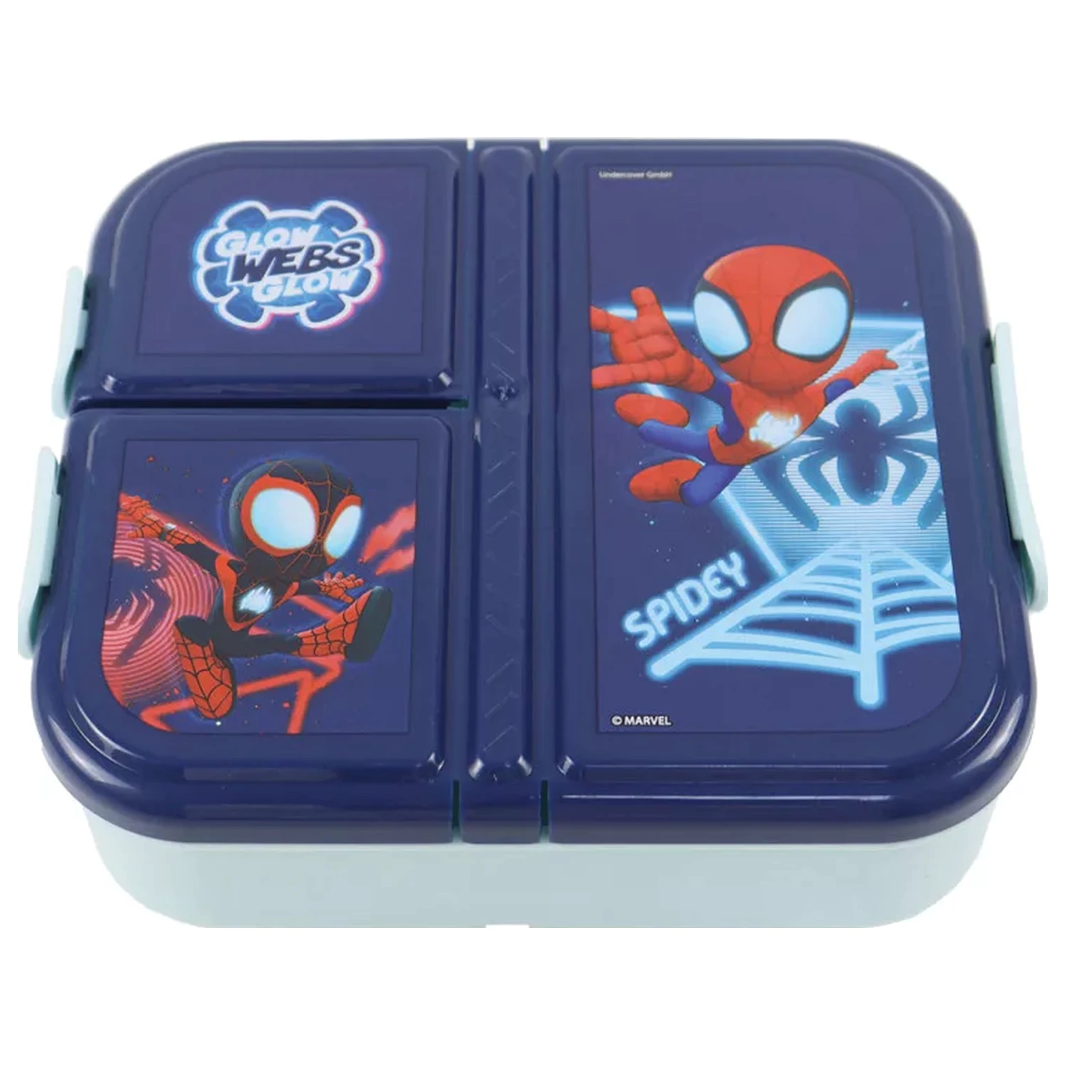 Spider-Man Spidey Glow Multi-Compartment Lunch Box, Sandwich Box product photo