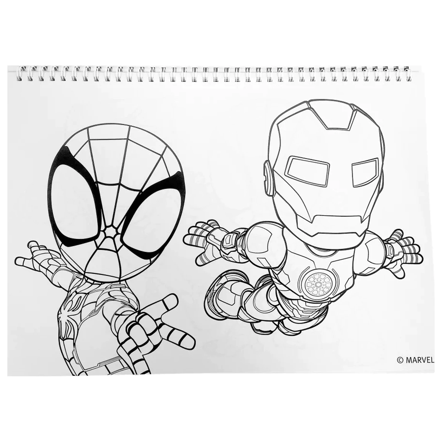 Spider-Man Spidey Web A/4 Spiral Sketchbook 40 Sheets with Stickers product photo